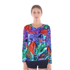 Dscf1366 - Birds Of Paradise Women s Long Sleeve Tee