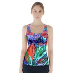 Dscf1366 - Birds Of Paradise Racer Back Sports Top by bestdesignintheworld