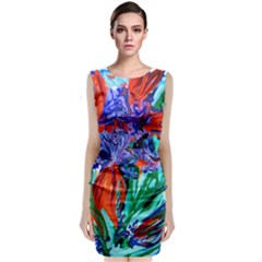 Dscf1366 - Birds Of Paradise Sleeveless Velvet Midi Dress by bestdesignintheworld