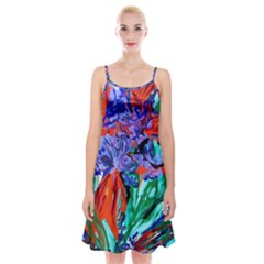 Dscf1366 - Birds Of Paradise Spaghetti Strap Velvet Dress by bestdesignintheworld