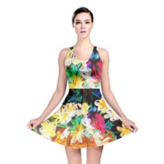 Dscf1390 - Basket Flowers Reversible Skater Dress by bestdesignintheworld