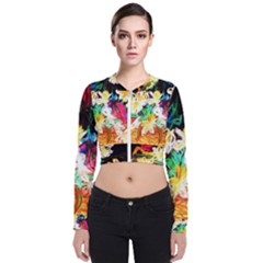 Dscf1390 - Basket Flowers Bomber Jacket by bestdesignintheworld