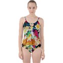 Dscf1390 - basket flowers Cut Out Top Tankini Set View1