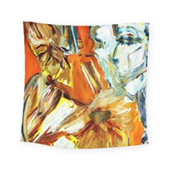 Dscf1503 - With Themis On A Shade Square Tapestry (small) by bestdesignintheworld