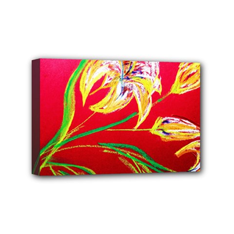 Dscf1393 - Tender Bright Lillies Mini Canvas 6  X 4  by bestdesignintheworld