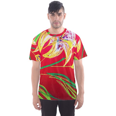 Dscf1393 - Tender Bright Lillies Men s Sports Mesh Tee by bestdesignintheworld