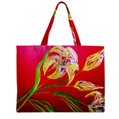 Dscf1393 - Tender Bright Lillies Zipper Mini Tote Bag by bestdesignintheworld