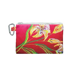 Dscf1393 - Tender Bright Lillies Canvas Cosmetic Bag (small) by bestdesignintheworld