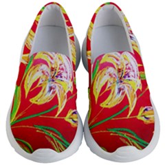 Dscf1393 - Tender Bright Lillies Kid s Lightweight Slip Ons by bestdesignintheworld