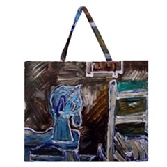 Dscf2546 - Toy Horsey Zipper Large Tote Bag by bestdesignintheworld