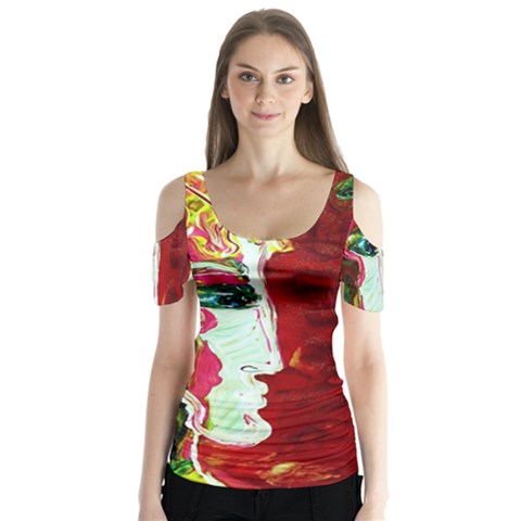 Dscf1676 - Roxana And Alexander Butterfly Sleeve Cutout Tee  by bestdesignintheworld