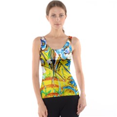 Dscf1422 - Country Flowers In The Yard Tank Top by bestdesignintheworld