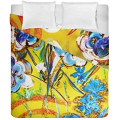 Dscf1422 - Country Flowers In The Yard Duvet Cover Double Side (california King Size) by bestdesignintheworld