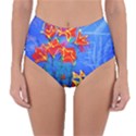 Dscf1433 - red lillies Reversible High-Waist Bikini Bottoms View1