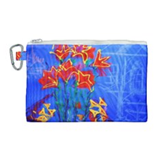 Dscf1433 - red lillies Canvas Cosmetic Bag (Large)