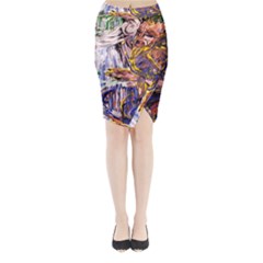 Dscf1627 - Old Harpist Midi Wrap Pencil Skirt by bestdesignintheworld