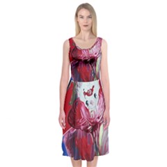 Dscf1741 - Funny Clown Midi Sleeveless Dress by bestdesignintheworld