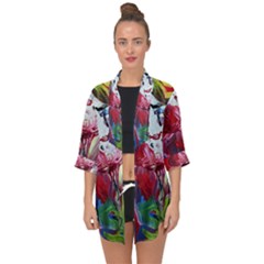 Dscf1741 - Funny Clown Open Front Chiffon Kimono by bestdesignintheworld