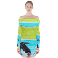 Dscf3214 - Skier Long Sleeve Off Shoulder Dress by bestdesignintheworld