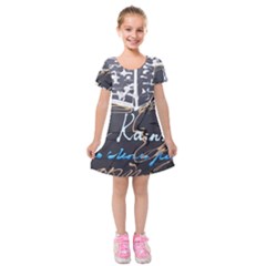 Dscf1638 - Written Poems Kids  Short Sleeve Velvet Dress by bestdesignintheworld