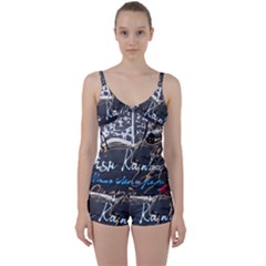 Dscf1638 - Written Poems Tie Front Two Piece Tankini by bestdesignintheworld