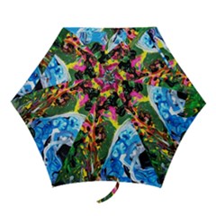 Dscf1611 - Lady In Kimono And Tulip Tree Mini Folding Umbrellas by bestdesignintheworld