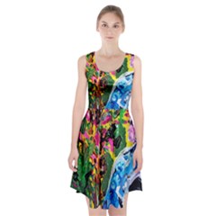 Dscf1611 - Lady In Kimono And Tulip Tree Racerback Midi Dress by bestdesignintheworld