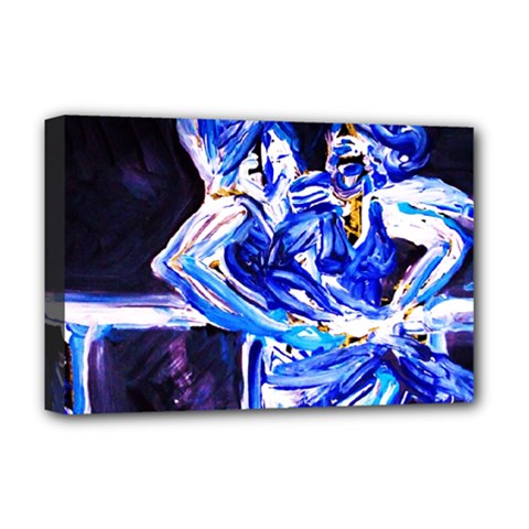 Dscf1939 Ballet Dancers-1 Deluxe Canvas 18  X 12   by bestdesignintheworld