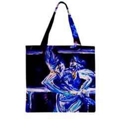 Dscf1939 Ballet Dancers-1 Zipper Grocery Tote Bag by bestdesignintheworld