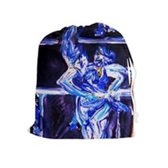 Dscf1939 Ballet Dancers-1 Drawstring Pouches (extra Large) by bestdesignintheworld