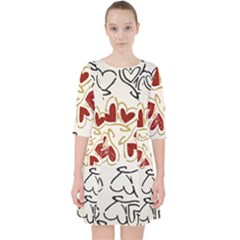 Love Love Hearts Pocket Dress by Oniriks