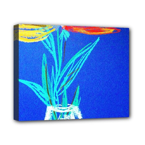 Dscf1451 - Birds If Paradise In A Cristal Vase Canvas 10  X 8  by bestdesignintheworld