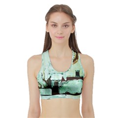 Dscf1961 - White Room Sports Bra With Border by bestdesignintheworld