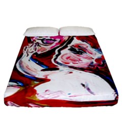 Dscf1554 - Madonna And Child Fitted Sheet (queen Size) by bestdesignintheworld