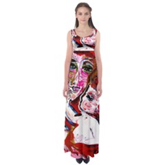 Dscf1554 - Madonna And Child Empire Waist Maxi Dress by bestdesignintheworld