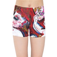 Dscf1554 - Madonna And Child Kids Sports Shorts by bestdesignintheworld