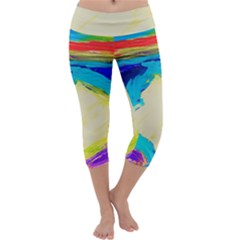 Dscf3229 - Kite In Brasil Capri Yoga Leggings by bestdesignintheworld