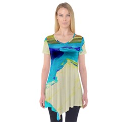 Dscf3229 - Kite In Brasil Short Sleeve Tunic  by bestdesignintheworld