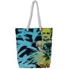 Dscf2018 - Figure Skating Performer Full Print Rope Handle Tote (small) by bestdesignintheworld