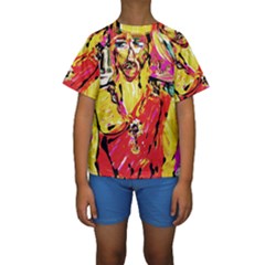 Dscf1584 - Alexander - The Great Kids  Short Sleeve Swimwear by bestdesignintheworld