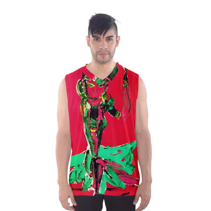 Dscf1545 - spanish dancer Men s Basketball Tank Top