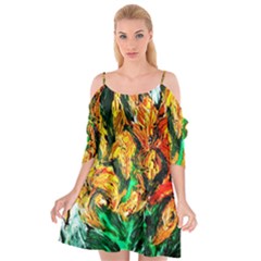 Tiger Lillis   1 Cutout Spaghetti Strap Chiffon Dress by bestdesignintheworld