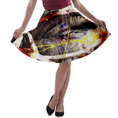 Egg In The Duck   Needle In The Egg 2 A-line Skater Skirt