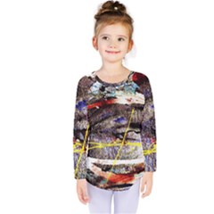 Egg In The Duck   Needle In The Egg 2 Kids  Long Sleeve Tee