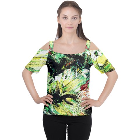 In The Nest And Around 4 Cutout Shoulder Tee by bestdesignintheworld