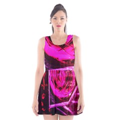 Calligraphy 2 Scoop Neck Skater Dress by bestdesignintheworld