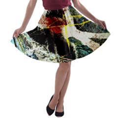 Egg In The Duck   Needle In The Egg A-line Skater Skirt by bestdesignintheworld