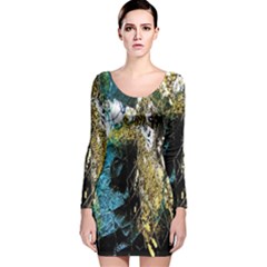 In The Net Of The Rules 3 Long Sleeve Velvet Bodycon Dress by bestdesignintheworld