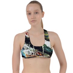 Egg In The Duck   Needle In The Egg Criss Cross Racerback Sports Bra by bestdesignintheworld