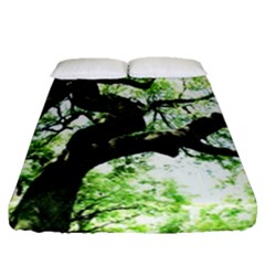 Lake Park 6 Fitted Sheet (queen Size) by bestdesignintheworld